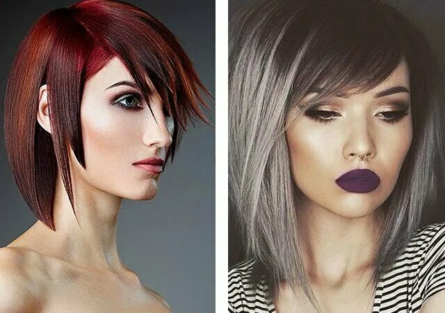 Прически и окрашивание 2024 модные стрижки Haircuts for medium hair for women