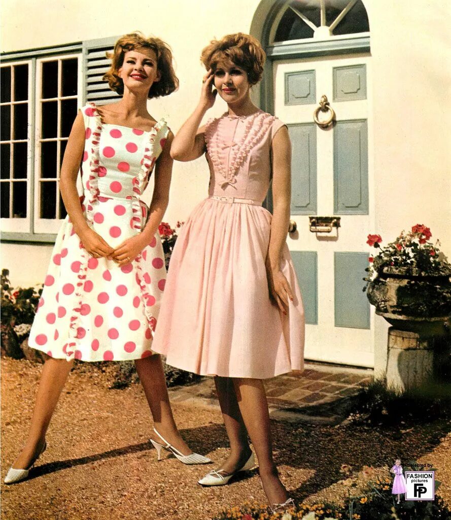 Прически и платья 60 годов 1963-summer-dresses-0014 1963 fashion, Retro fashion 60s, Retro fashion