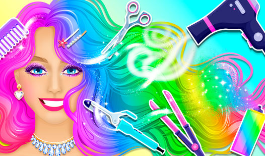 Прически играем Hairstyles: Beauty Salon (by Girls Games Puzzles) - play online for free on Yand