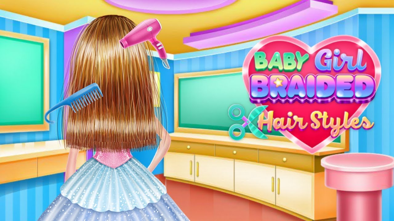 Прически играть для девочек Baby Girl Braided Hairstyles - YouTube