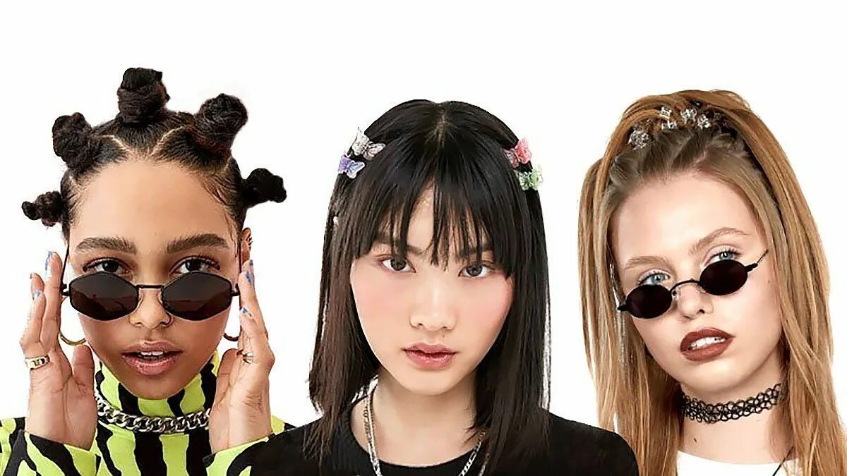 Прически из 90 х женские на дискотеку 90s Hairstyles For Women That are Trending 90s hairstyles, Black hair with highl