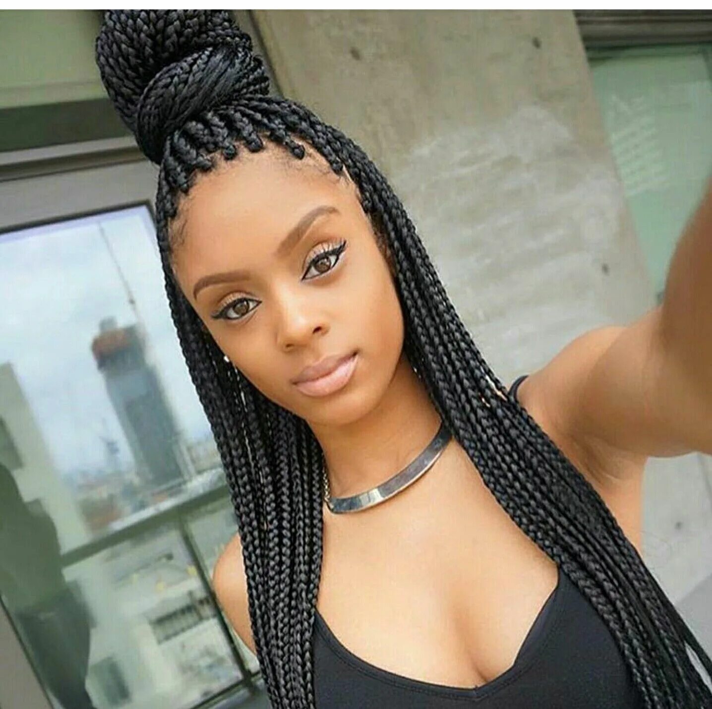 Прически из афрокосичек на длинные волосы Box braids Box braids styling, Braid styles, Blonde box braids