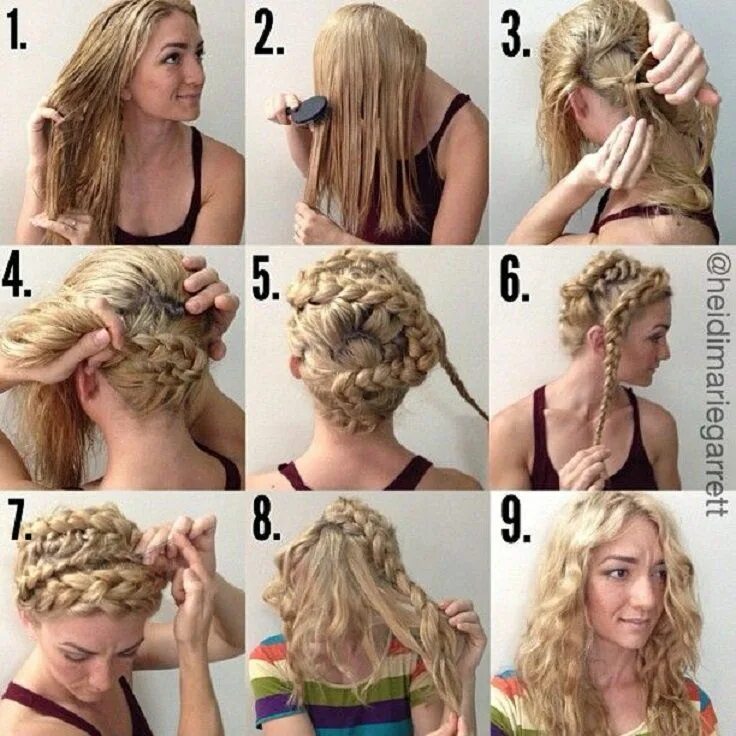 Прически как сделать волнистые волосы 10 DIY No Heat Curls TUTORIALS Curly hair styles, Damp hair styles, Curls no hea