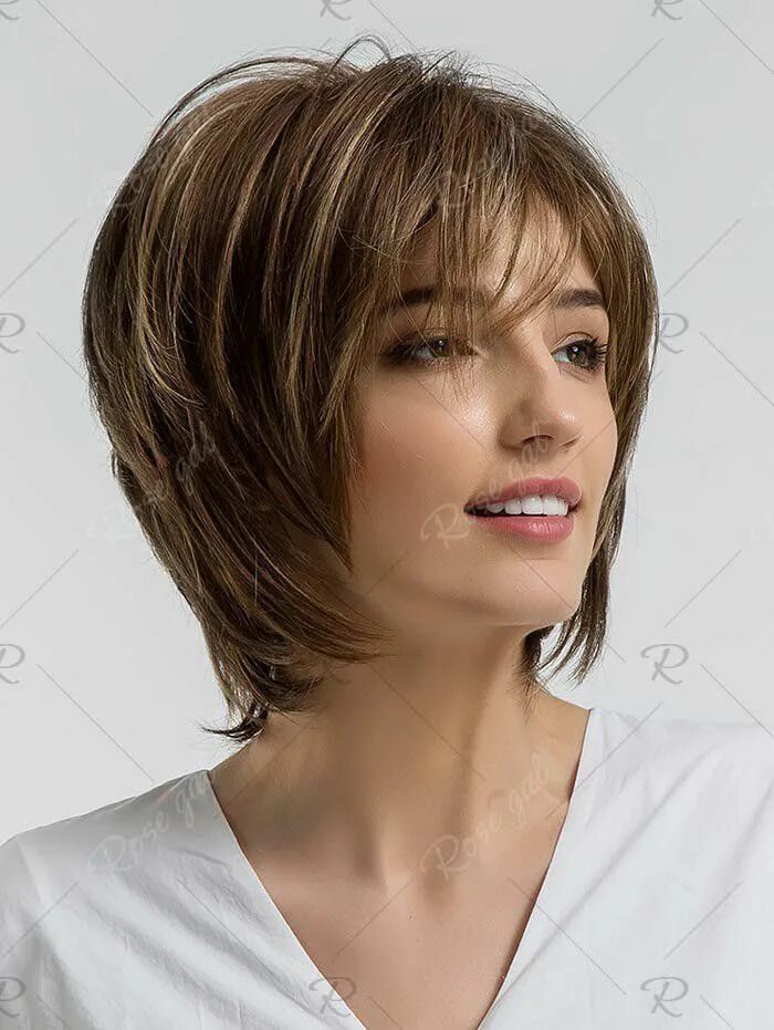 Прически каприз на средние Pin by Ari Dhani on Hair & Beauty Hair cuts, Short bob haircuts, Straight hairst