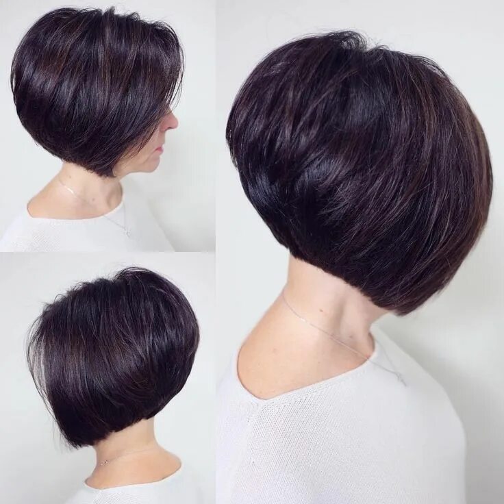 Прически каре без ножки Pin on Cortes de cabello Stacked bob hairstyles, Hair inspiration, Womens hairst