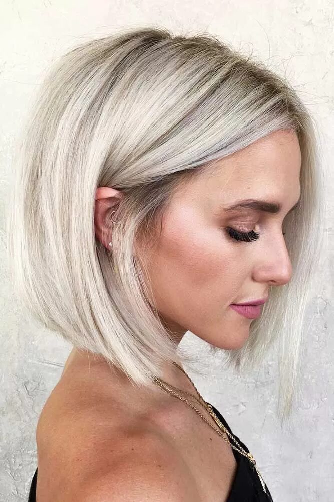 Прически каре блонд 71 Platinum Blonde Hair Colors Best Ideas for 2023 Thick hair styles, Platinum b