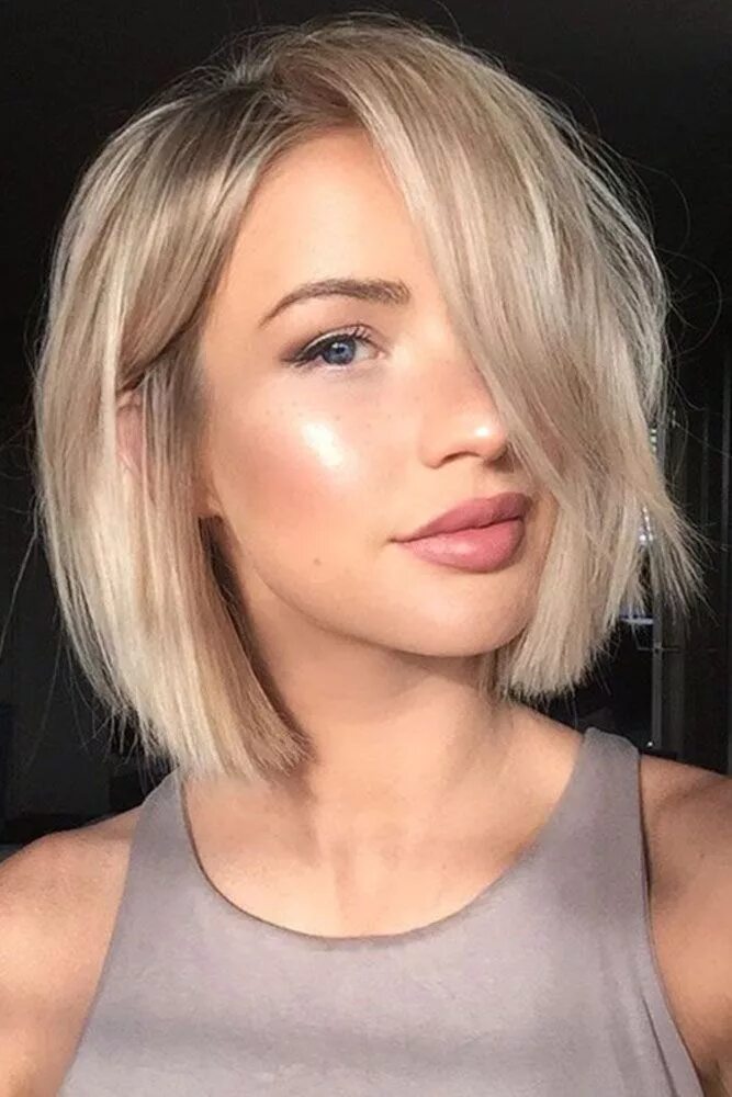 Прически каре блонд 112 Superb Medium-Length Hairstyles For Your Amazing Look Short hair styles, Thi