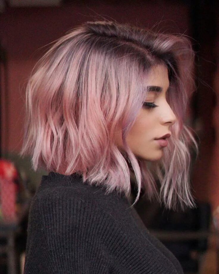 Прически каре цвет волос LINH PHAN on Instagram Hair color pink, Pastel pink hair, Pastel pink hair color