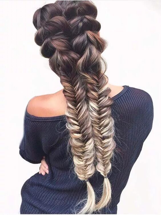 Прически колоски на длинные 25 Beautiful Two Braids Hairstyles That Will Rock Your World! Прически, Плетеные