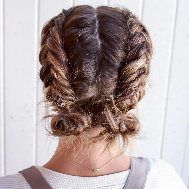 Прически колосок на средние 60 of the Most Stunning Short Hairstyles on Instagram (March 2019) Braids for sh