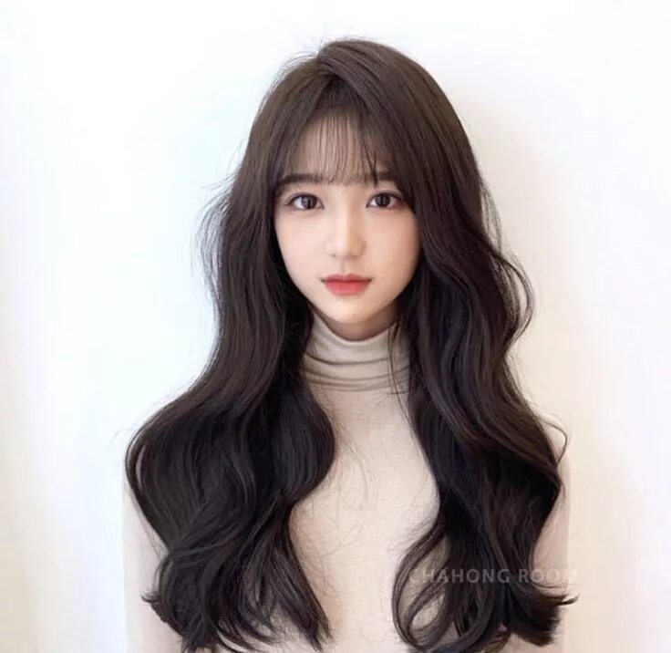 Прически кореянок на длинные волосы Pin on Long Long hair styles, Ulzzang hair, Hair waves