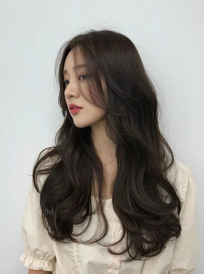 Прически кореянок на длинные волосы Pin on korean hairstyles