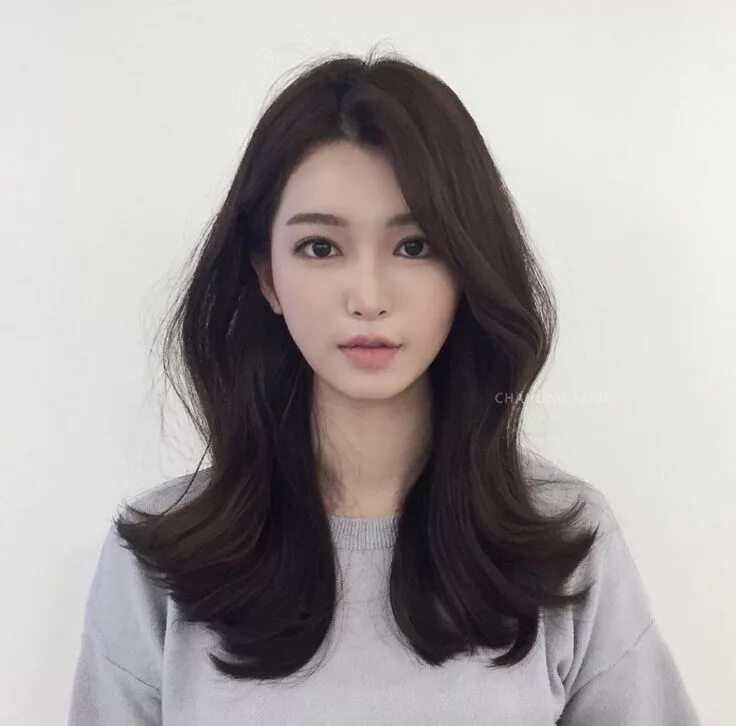 Прически кореянок на длинные волосы Pin on Medium Korean medium hair, Medium hair styles, Asian hair