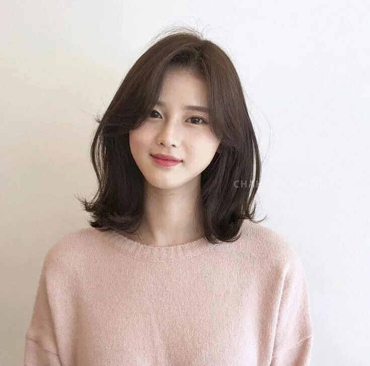 Прически кореянок на средние Über 20 koreanische Kurzhaarschnitte für runde Gesichter Short hair styles for r