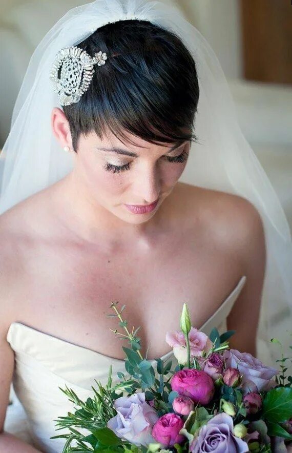 Прически короткие девушки на свадьбу Wedding Hairstyles For Short Hair - The Right Hairstyles for You Elegant wedding