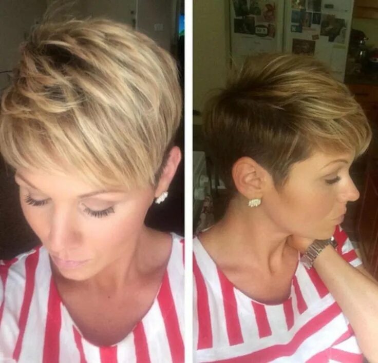 Прически короткие женские мелирование 70 Best Pixie Cuts We Love for 2019 Short hair cuts, Short hair styles, Short ha