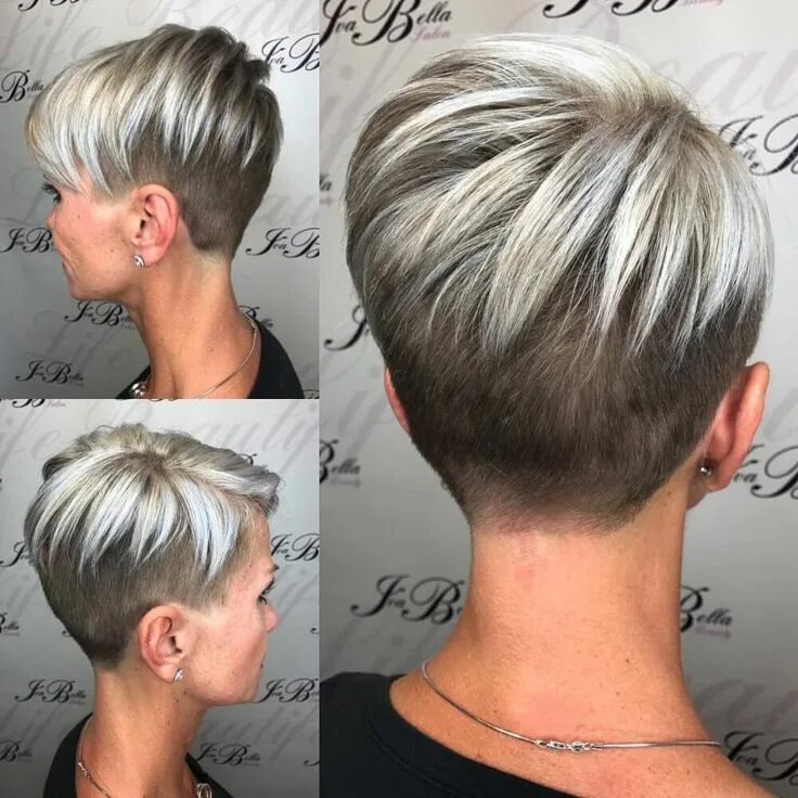 Прически короткие женские стрижки 2024 год Short Undercut Bob Hairstyle