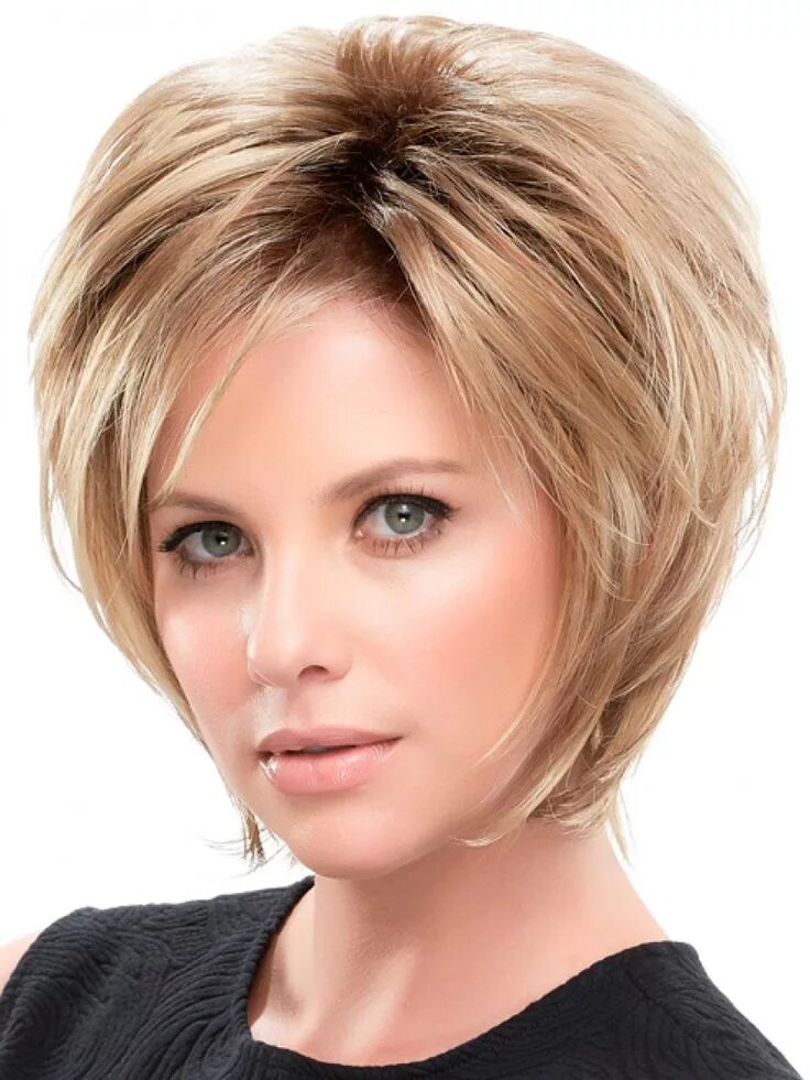 Прически короткой длины фото Kaley Lace Front Wig Medium hair styles, Short hair with layers, Short hair cuts