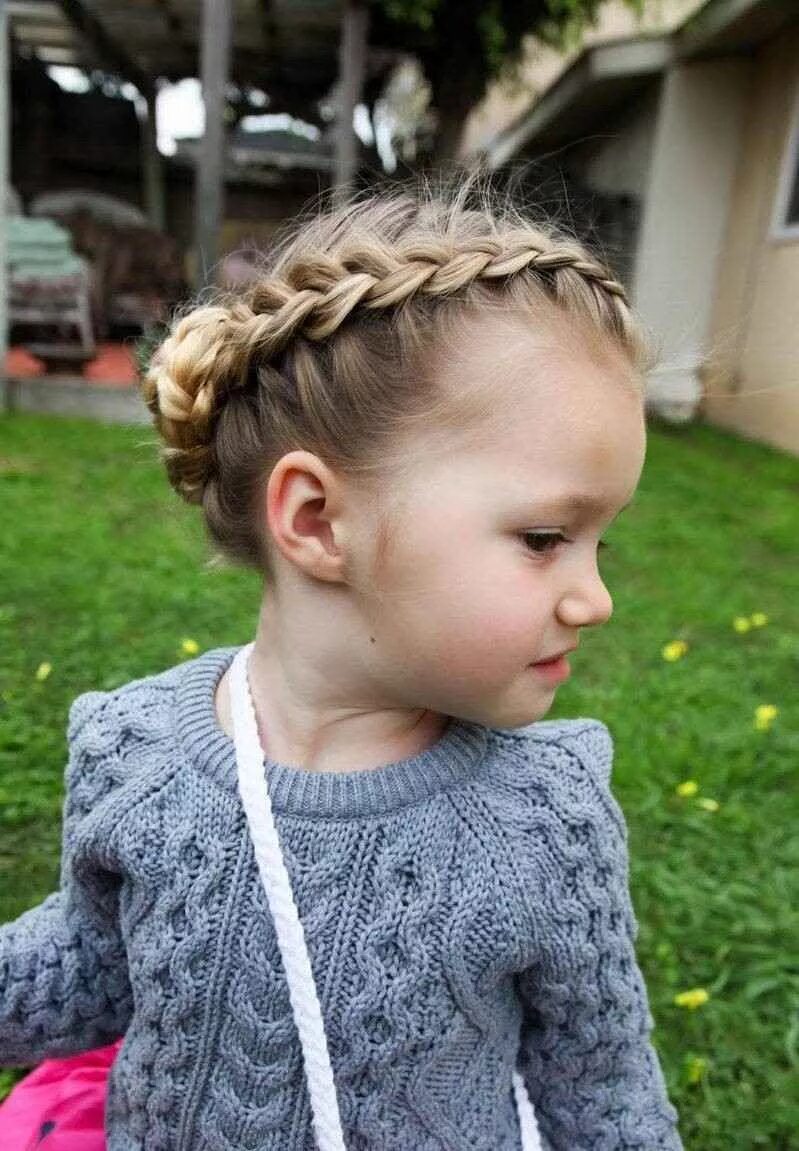 Прически косички на короткие волосы девочкам Coiffure pour fille de 4 ans facile : laquelle choisir