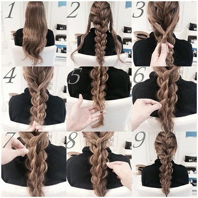 Прически косички пошаговое фото twist on braid Hair arrange, Gorgeous hair, Long hair styles