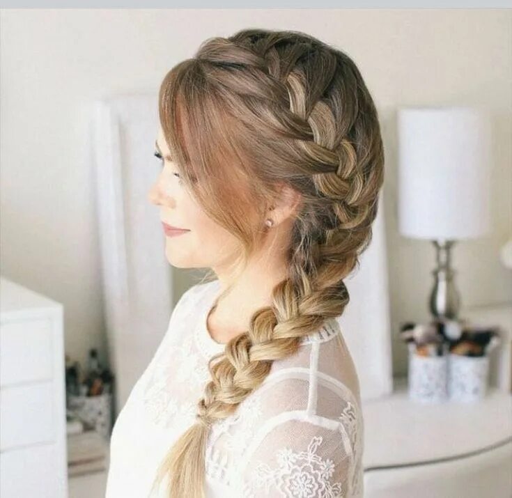 Прически косы на длинные для женщин Pin by Fashion relam on girls hairstyle in 2019 Braids for long hair, Side braid