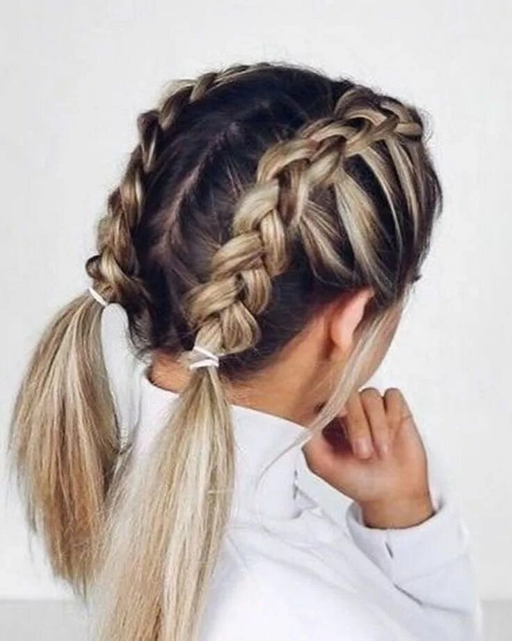 Прически красивые косички делать Beautiful French braided hairstyles for long hair #French #fri French braid hair