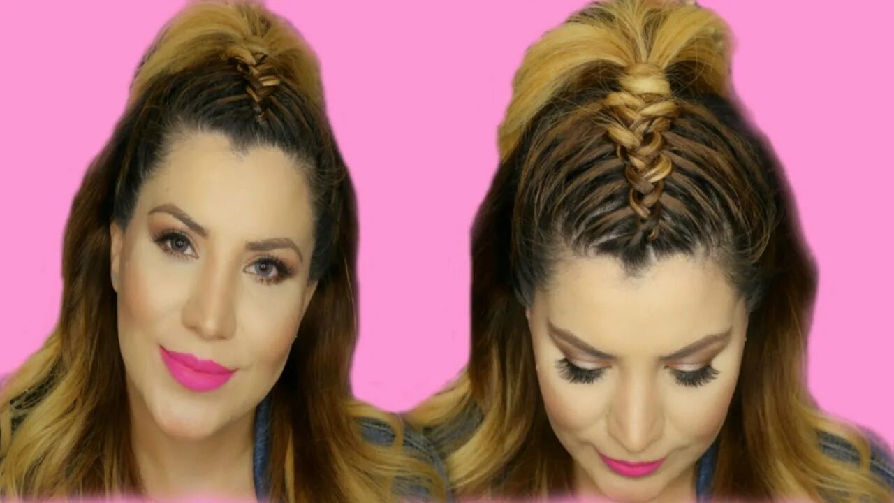 Прически красивые света раш trenza francesa:invertida,paso a paso, con pelo suelto como hacer una trenza fra