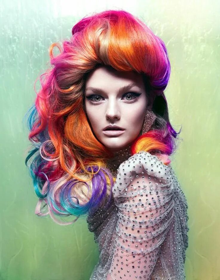 Прически краски волосы 28 People Working The Rainbow Hair Trend Better Than Anyone- #9 is So Subtle Yet