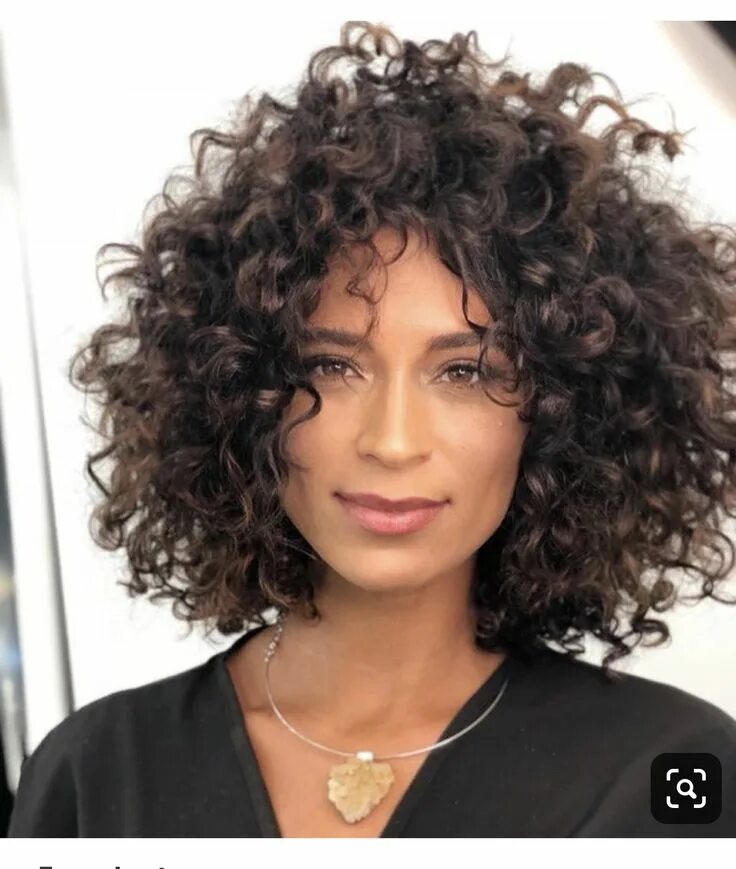 Прически кудрявые волосы средней длины фото Pin on H a i r * i d e a s Curly hair styles, Haircuts for curly hair, Short cur