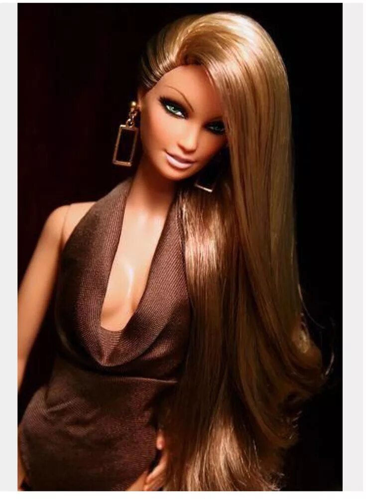 Прически куклам барби на длинные волосы Pin on Barbie - one of a kind - Barbie hair, Barbie hairstyle, Barbie dolls