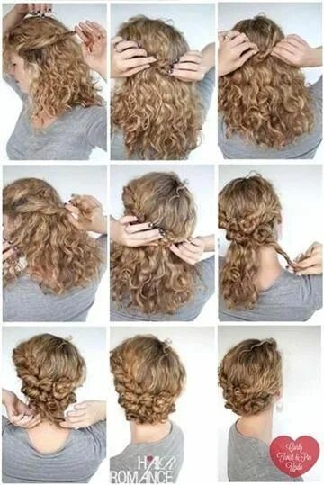 Прически легкие кудряшки trenzas 3 hermosos diseños #CurlyHairstyles Прически для кудрявых волос, Идеи дл