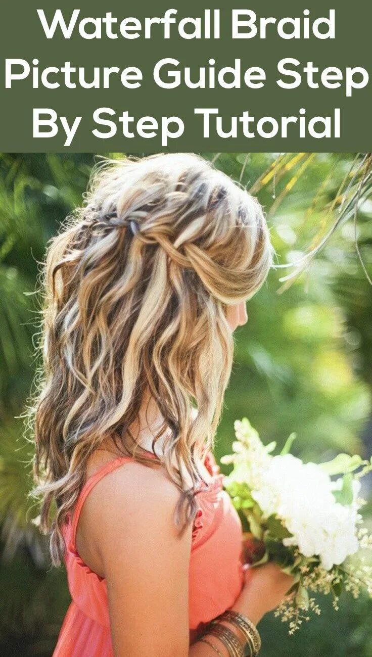 Прически лета 20 Easy Waterfall Braid Hairstyles To Try In 2022 Hair styles, Long hair styles,