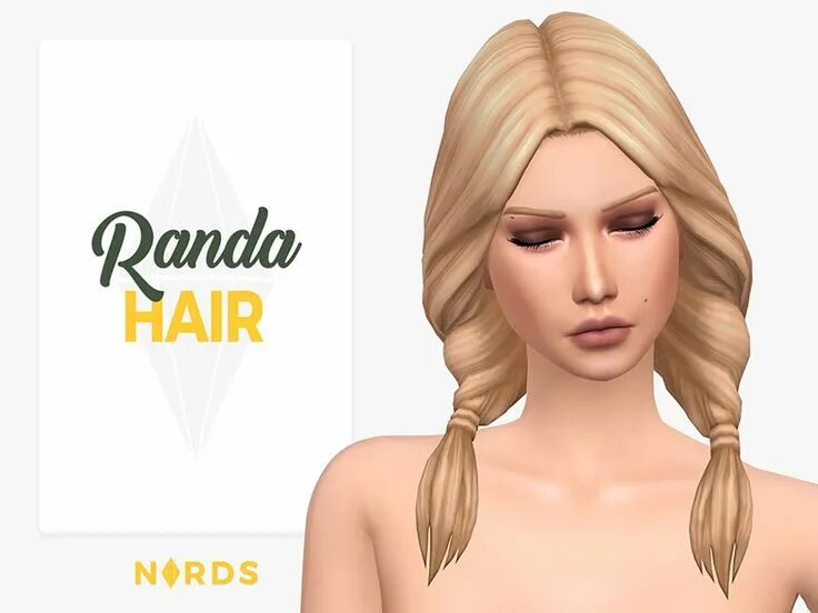 Прически максис Nords' Randa Hair Sims hair, Hair styles, Cute hairstyles