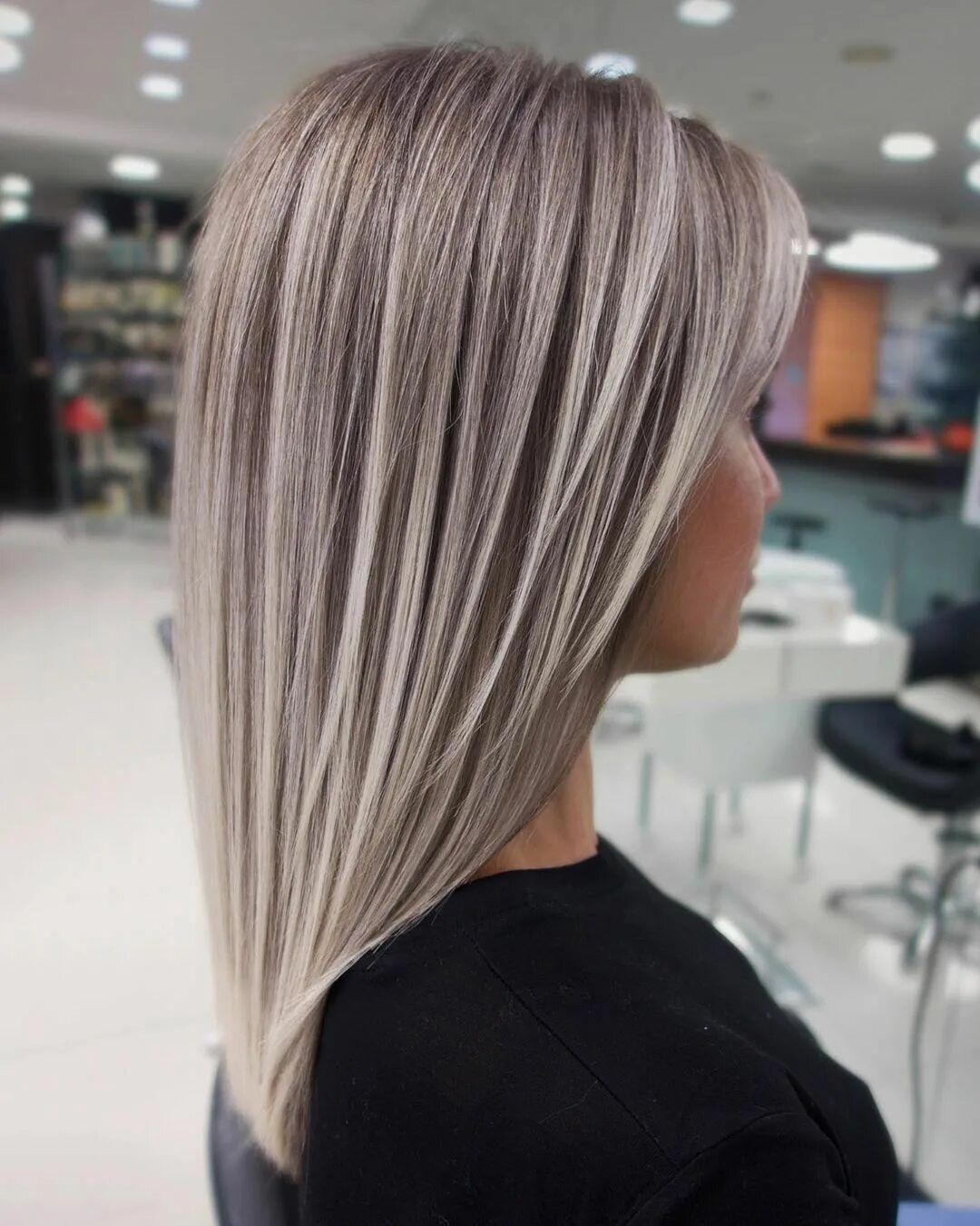 Прически мелирование 2024 Красивые прически, стрижки - Разное OK.RU Capelli, Capelli grigi con sfumature, 