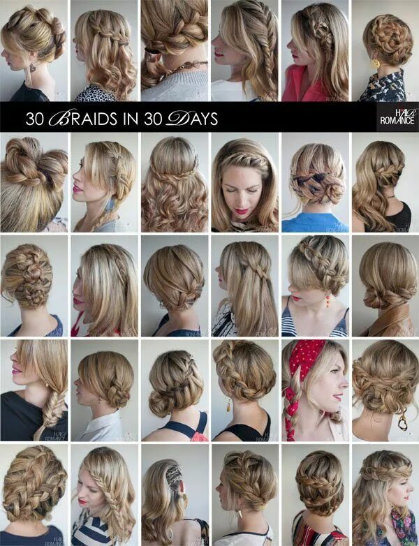 Прически можно делать Inspiration coiffures: 30 coiffures / 30 tresses / 30 jours - Happy Chantilly - 