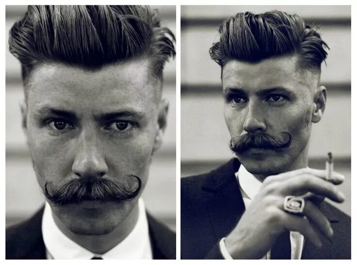 Прически мужские 1900 Handsome man, sort of a vintage shaved haircut. Mustache growth, Mustache, Beard