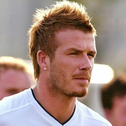 Прически мужские 2000 года David Beckham Hairstyles Men's Hairstyles Today Saç kesimleri, Saç, Spor