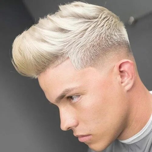 Прически мужские короткие светлые волосы Mohawk Fade Haircuts: 25 Fresh Modern Styles For Men Mens hairstyles short, Mode