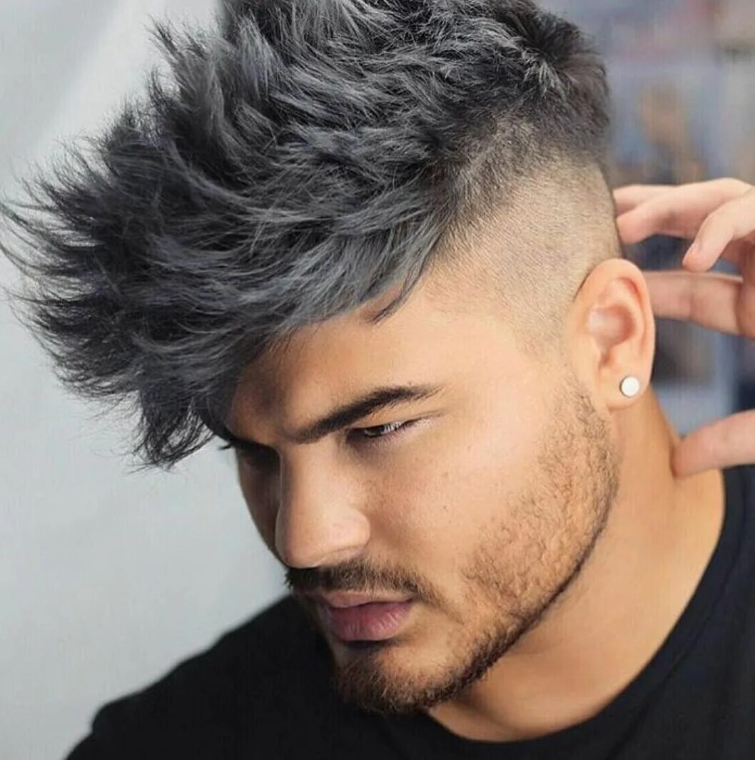 Прически мужские крашеные Pin on Gents cuts/styles & fade's Men hair color, Grey hair dye, Dyed hair men