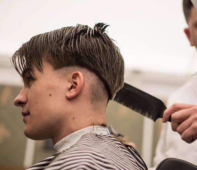 Прически мужские шапочка с переходом Experience the Art of Barbering with Charlemagne