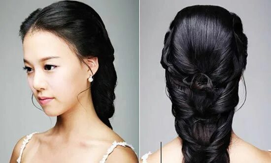 Прически на азиатские волосы The Northern Bride: Braid Hairstyles for your Wedding Asian long hair, Asian hai