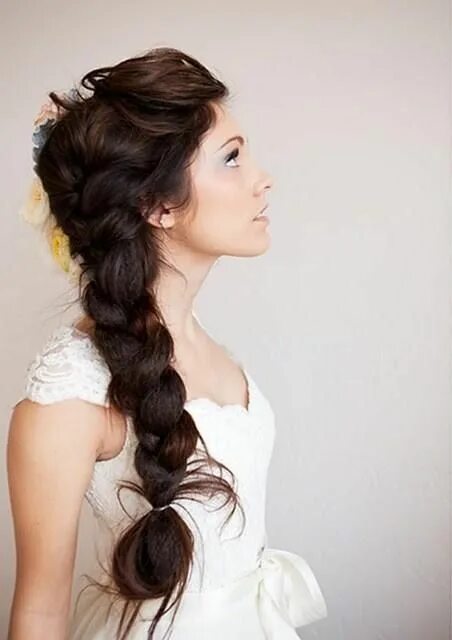 Прически на длинные фото самой pretty long braid Thick hair styles, Long hair styles, Cool hairstyles