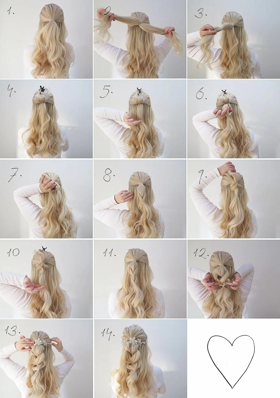 Прически на длинные распущенные своими руками Two simple hair tutorials Perfect for a wedding Renaissance hairstyles, Simple w