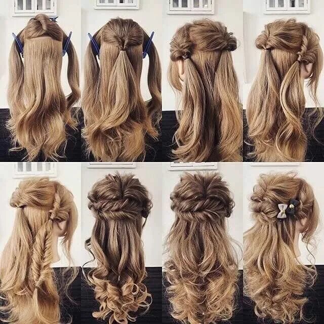 Прически на длинные распущенные своими руками 21+ Most Popular Prom Hairstyles for Girls Long hair styles, Hair arrange, Prom 