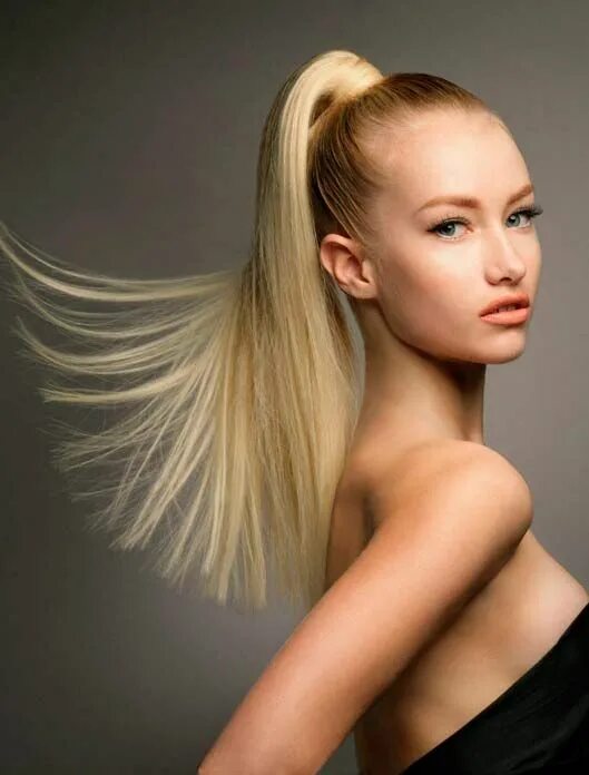 Прически на длинные редкие волосы 100 Ponytail Hairstyles for All Hair Lengths High ponytail hairstyles, Long hair