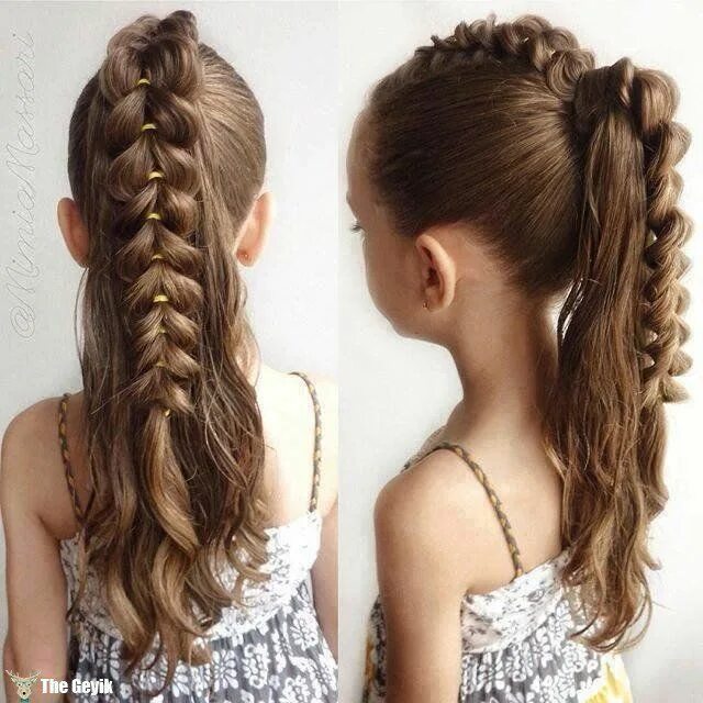 Прически на длинные волосы 10 лет 20+ Fancy Little Girl Braids Hairstyle Hair styles, Girls hairstyles braids, Lit