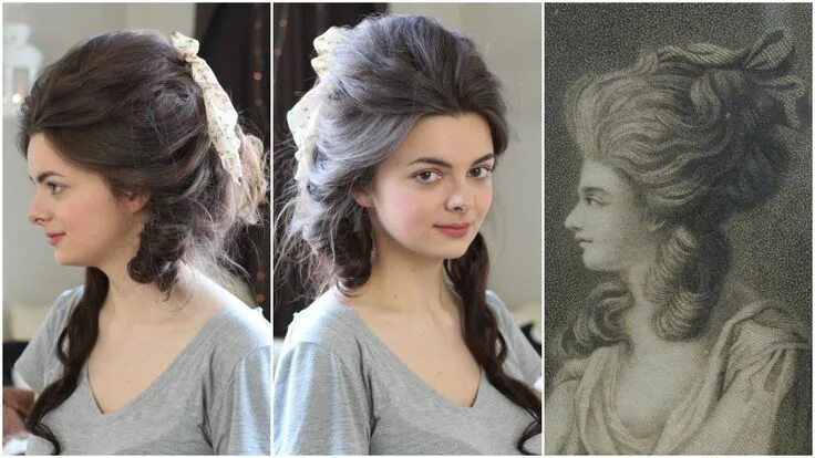 Прически на длинные волосы 19 века Georgiana Cavendish - Tutorial Beauty Beacons Victorian hairstyles, Historical h