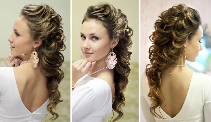 Прически на длинные волосы 45 Локоны на нить Photo Авторские причёски Лена Роговая Hairstyles by REM Copyright