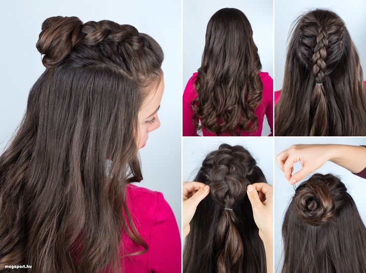 80 PEINADOS SENCILLOS PARA FIESTAS - Pelo corto y largo Cool hairstyles, Hair ph