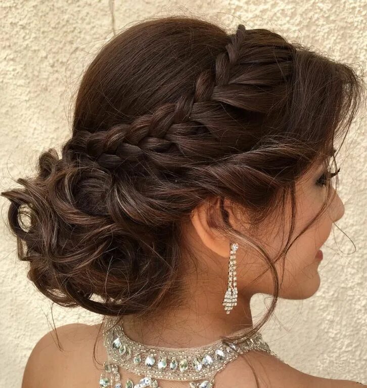 Прически на длинные волосы 6 причесок 45 Gorgeous Formal Hairstyles - Best Styles for Your Celebration! Quince hairsty